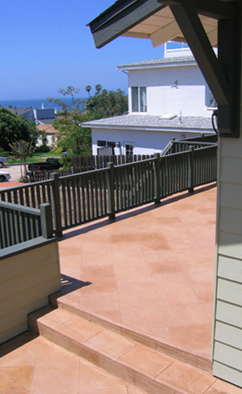 2nd story roof deck
